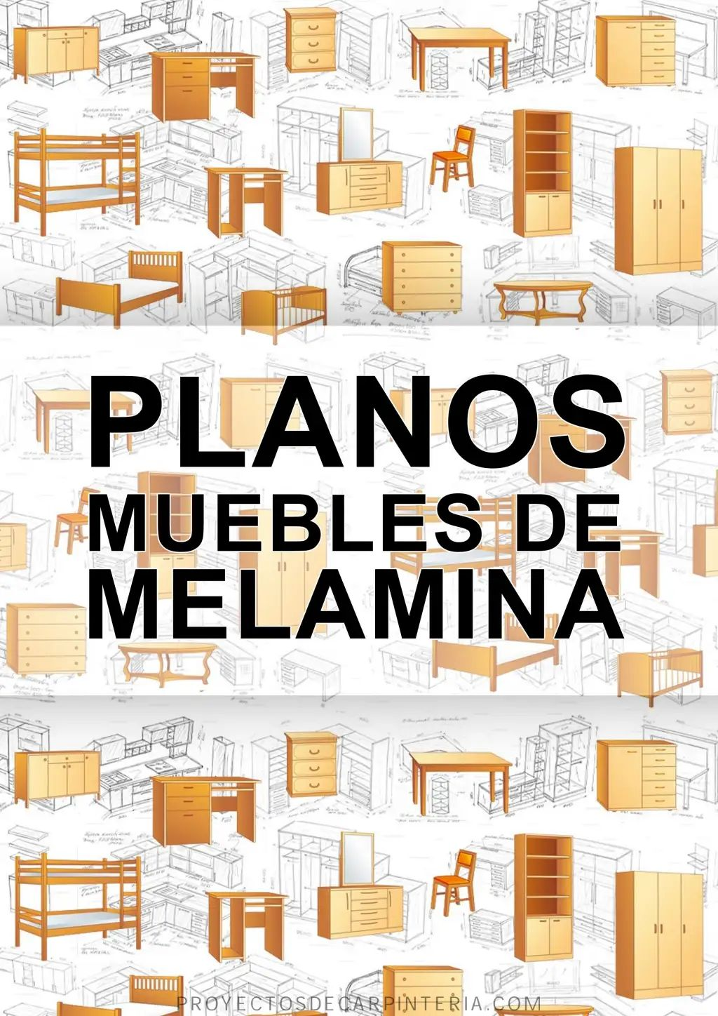 🪚Planos Detallados Para Hacer Muebles con Melamina